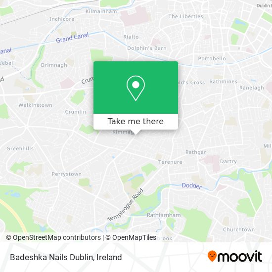 Badeshka Nails Dublin map