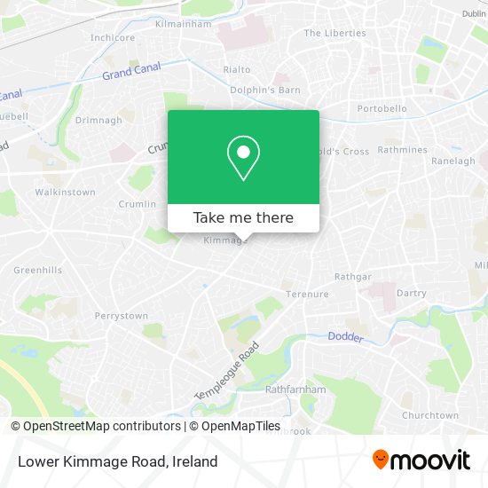 Lower Kimmage Road map