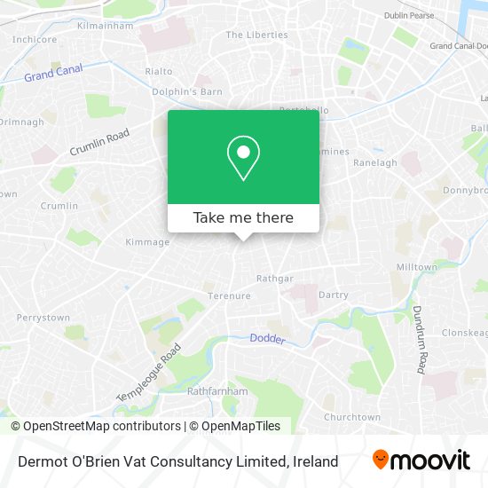 Dermot O'Brien Vat Consultancy Limited map
