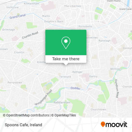 Spoons Cafe map