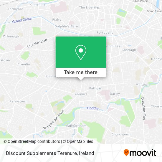 Discount Supplements Terenure map