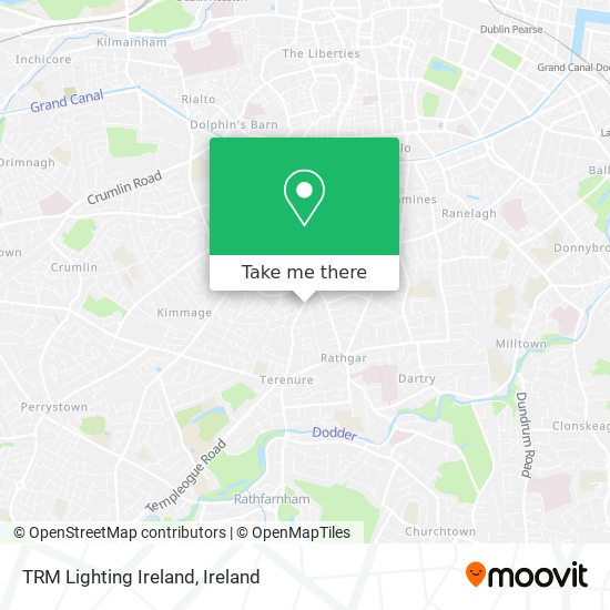 TRM Lighting Ireland map