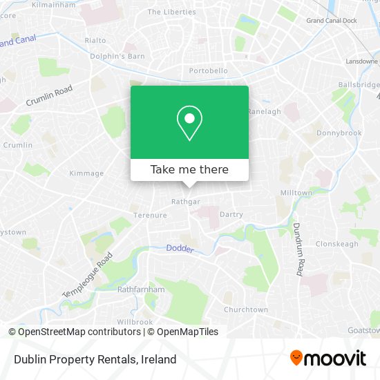 Dublin Property Rentals map