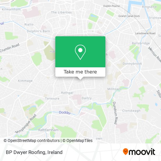 BP Dwyer Roofing map