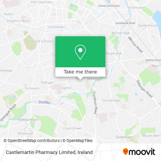 Castlemartin Pharmacy Limited map