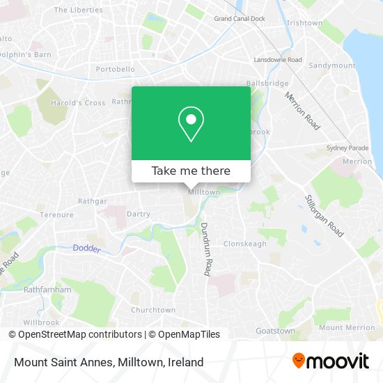 Mount Saint Annes, Milltown map