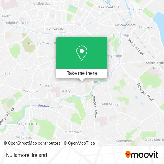 Nullamore map