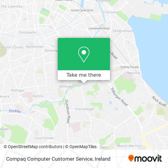 Compaq Computer Customer Service map