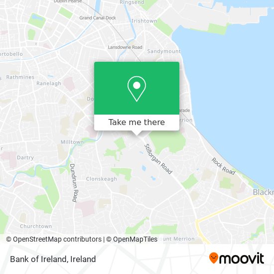 Bank of Ireland map