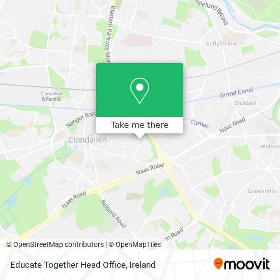 Educate Together Head Office map