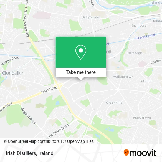 Irish Distillers map