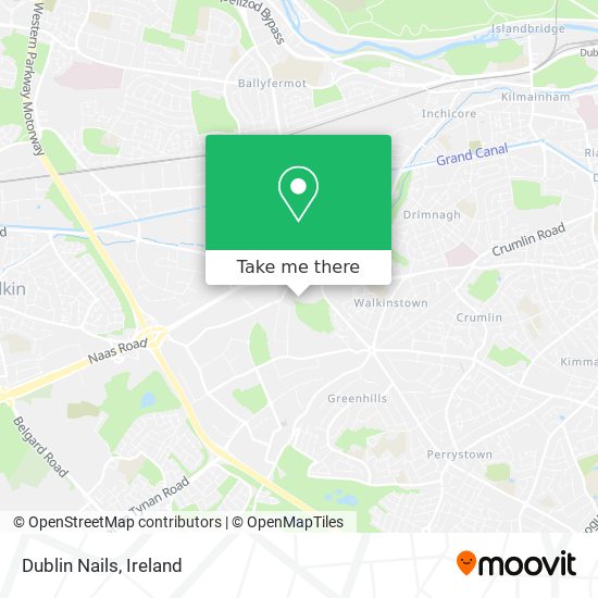 Dublin Nails map
