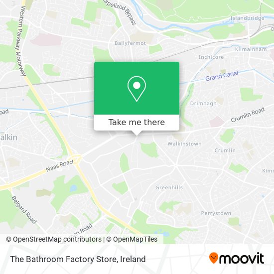 The Bathroom Factory Store map