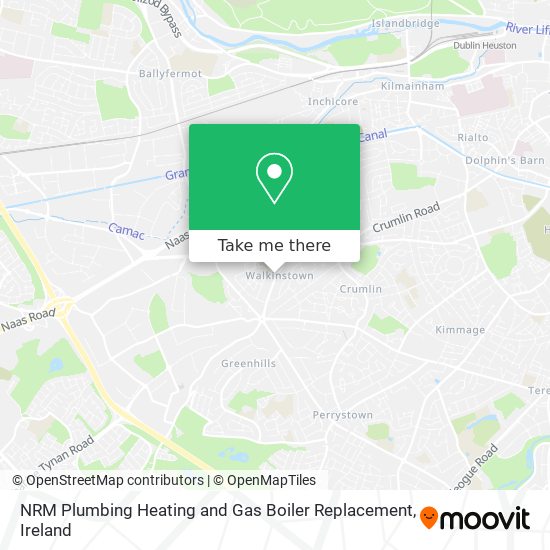 NRM Plumbing Heating and Gas Boiler Replacement map