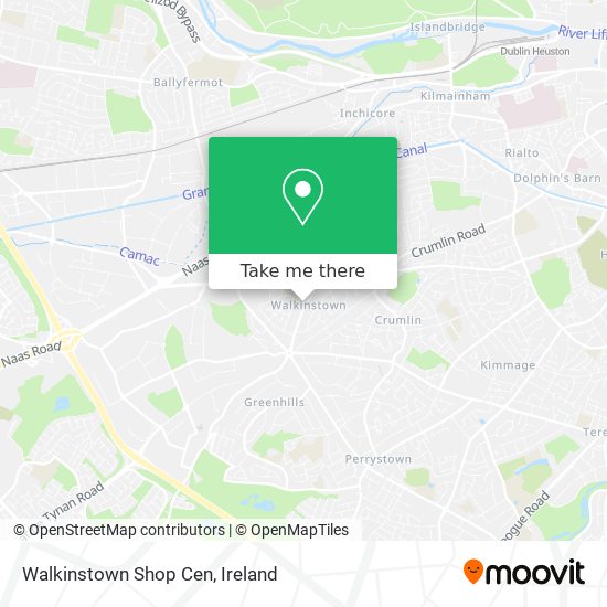 Walkinstown Shop Cen map