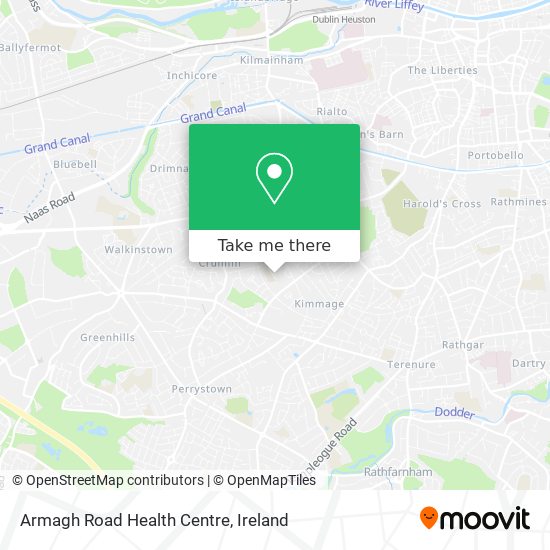 Armagh Road Health Centre map