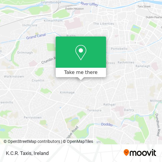 K.C.R. Taxis map