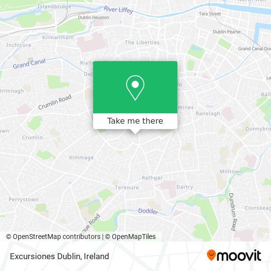 Excursiones Dublin map