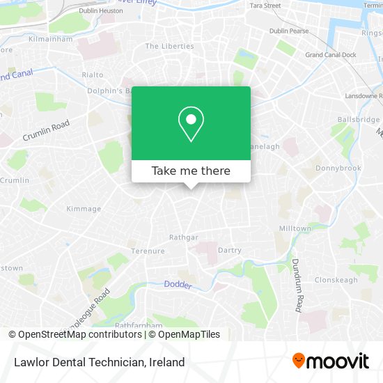 Lawlor Dental Technician map