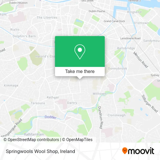 Springwools Wool Shop map