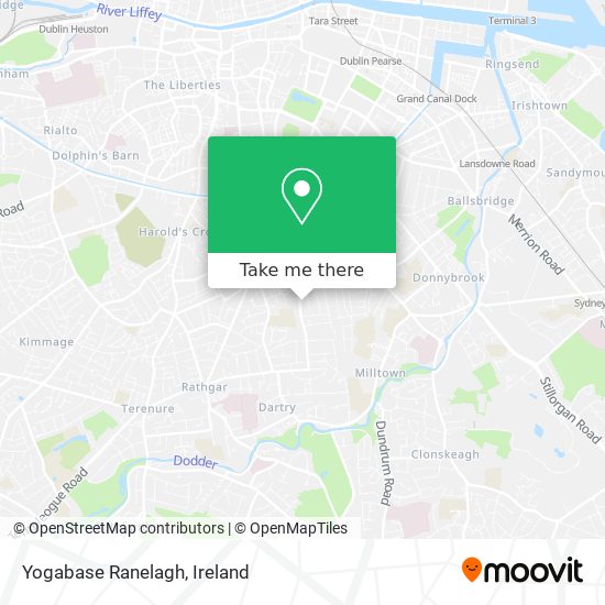 Yogabase Ranelagh map