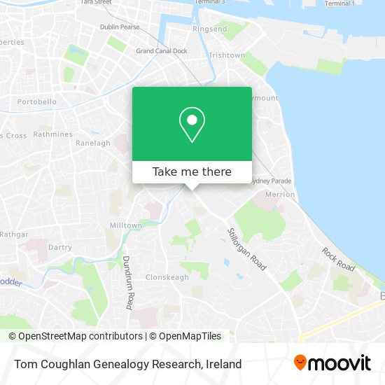 Tom Coughlan Genealogy Research map
