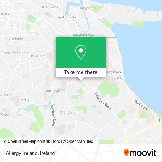 Allergy Ireland map