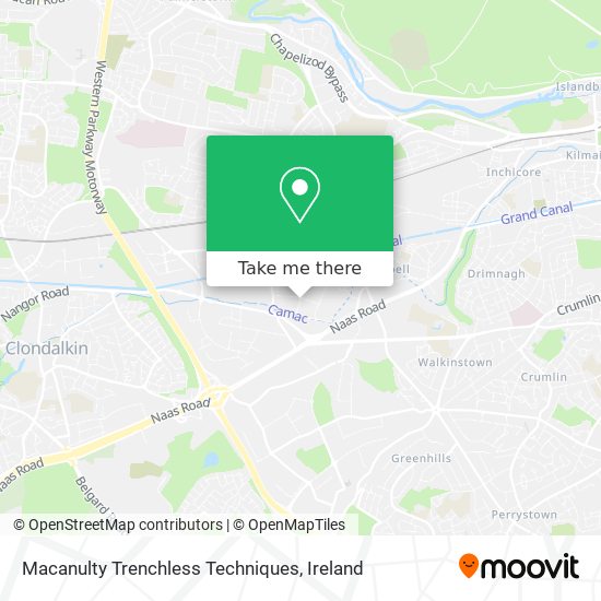 Macanulty Trenchless Techniques map