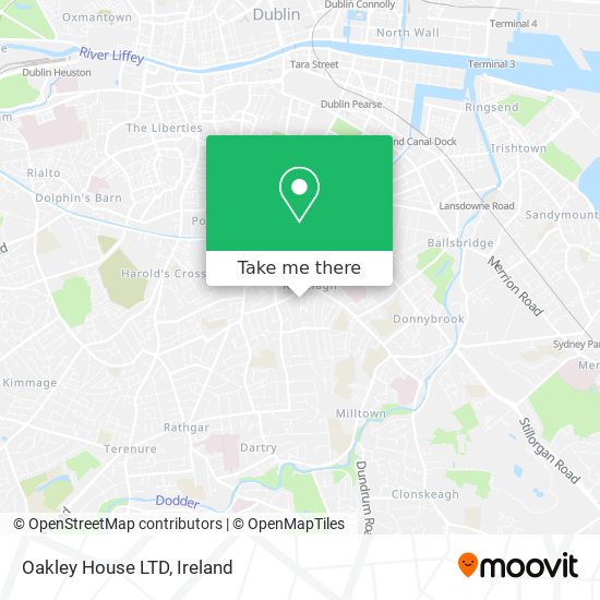 Oakley House LTD map