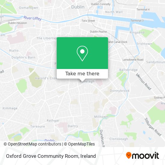 Oxford Grove Community Room map