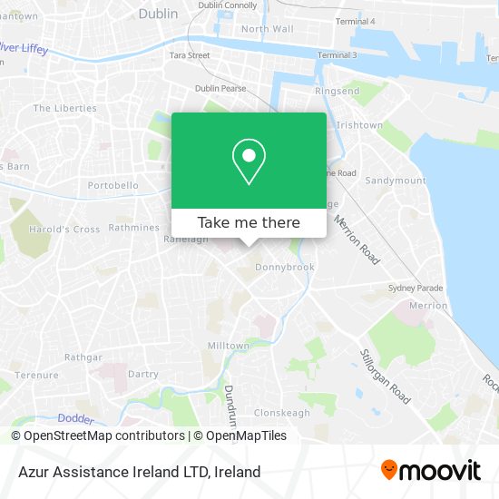 Azur Assistance Ireland LTD map