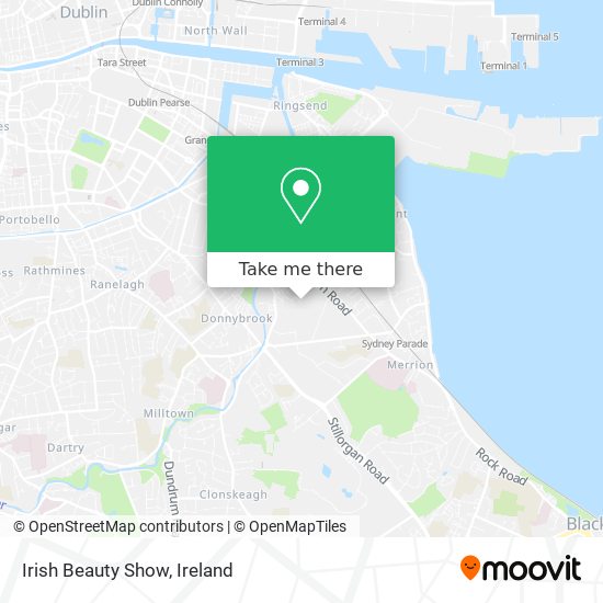 Irish Beauty Show map