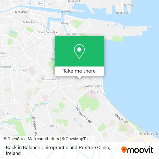 Back in Balance Chiropractic and Posture Clinic map