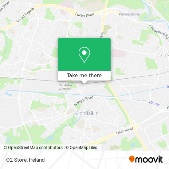 O2 Store map