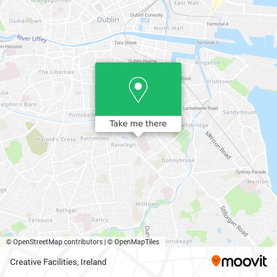 Creative Facilities map