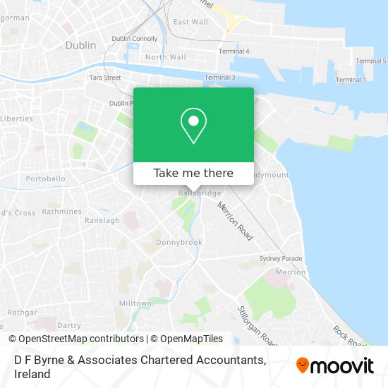 D F Byrne & Associates Chartered Accountants map