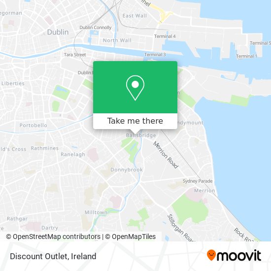 Discount Outlet map