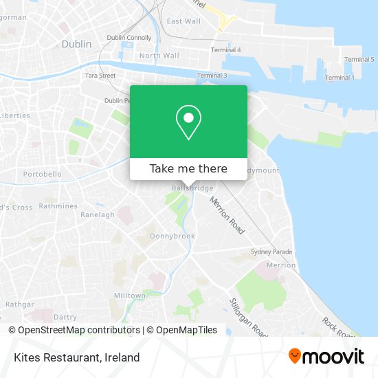 Kites Restaurant map