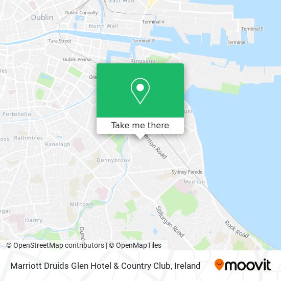 Marriott Druids Glen Hotel & Country Club map