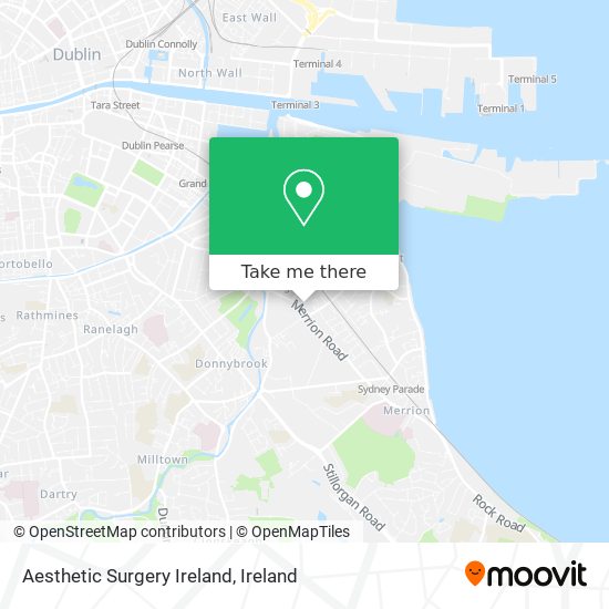 Aesthetic Surgery Ireland map