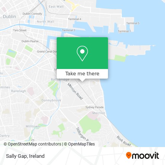 Sally Gap map