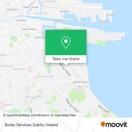 Boiler Services Dublin map