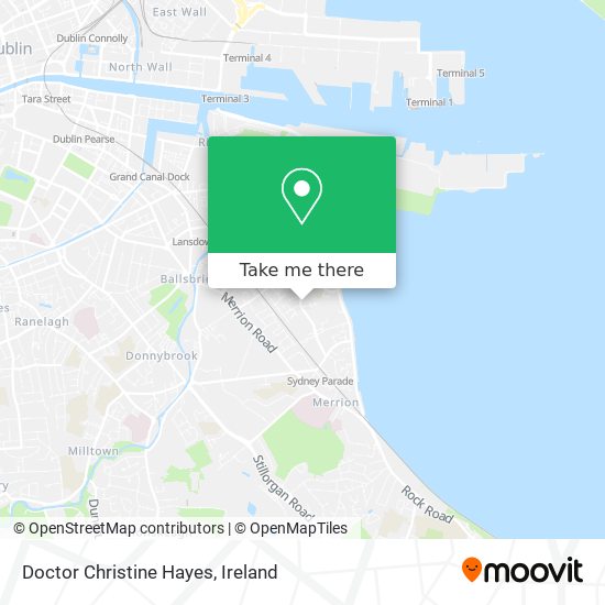 Doctor Christine Hayes map