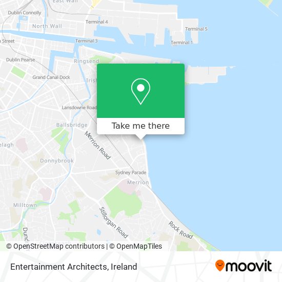 Entertainment Architects map