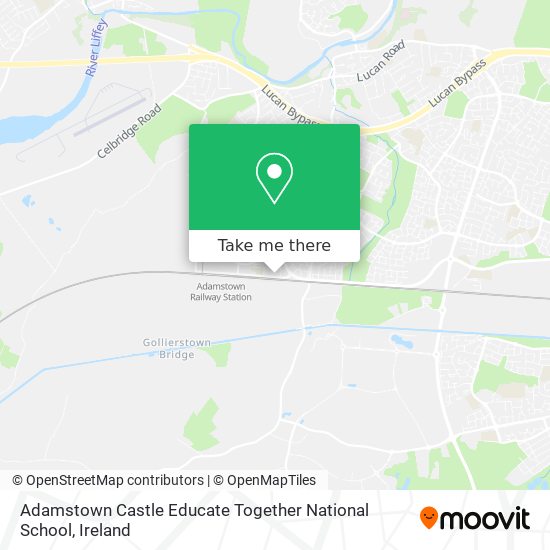 Adamstown Castle Educate Together National School map