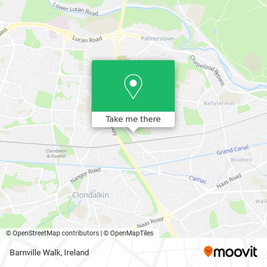 Barnville Walk map