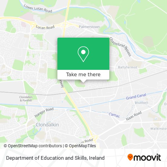 Department of Education and Skills map