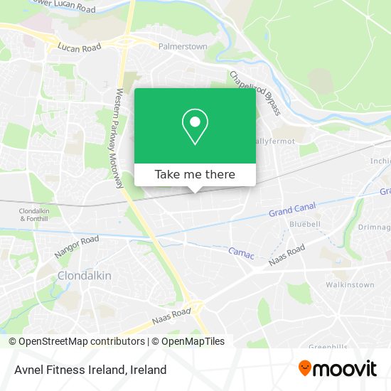 Avnel Fitness Ireland map