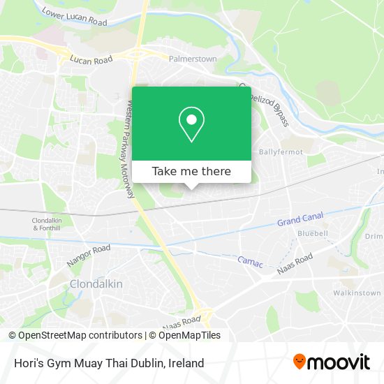Hori's Gym Muay Thai Dublin map