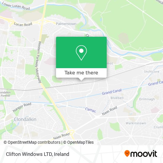 Clifton Windows LTD map